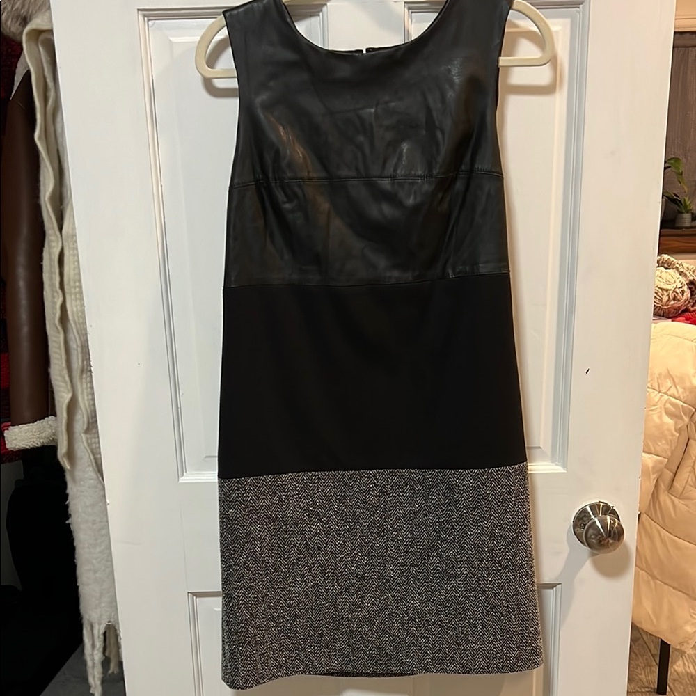Elegant Black and Gray Sheath Dress for Cocktail Night Out